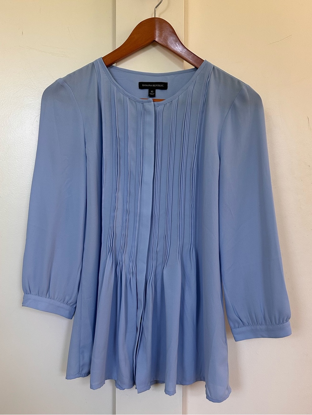 Banana Republic light blue blouse